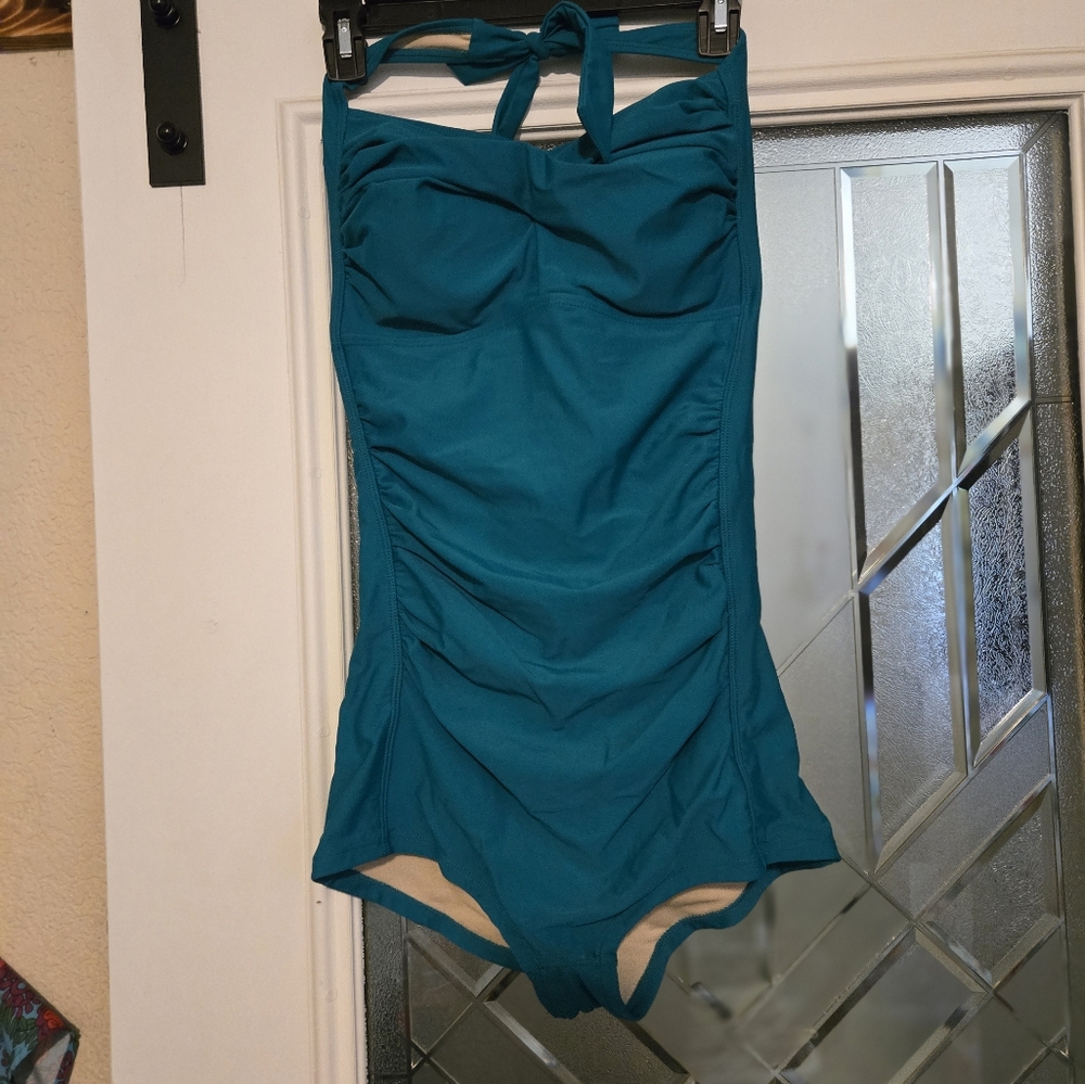 Teal One-Piece Swimsuit